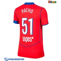 Fotballdrakt Dame Paris Saint-Germain Willian Pacho #51 Tredjedrakt 2025-26 Kortermet